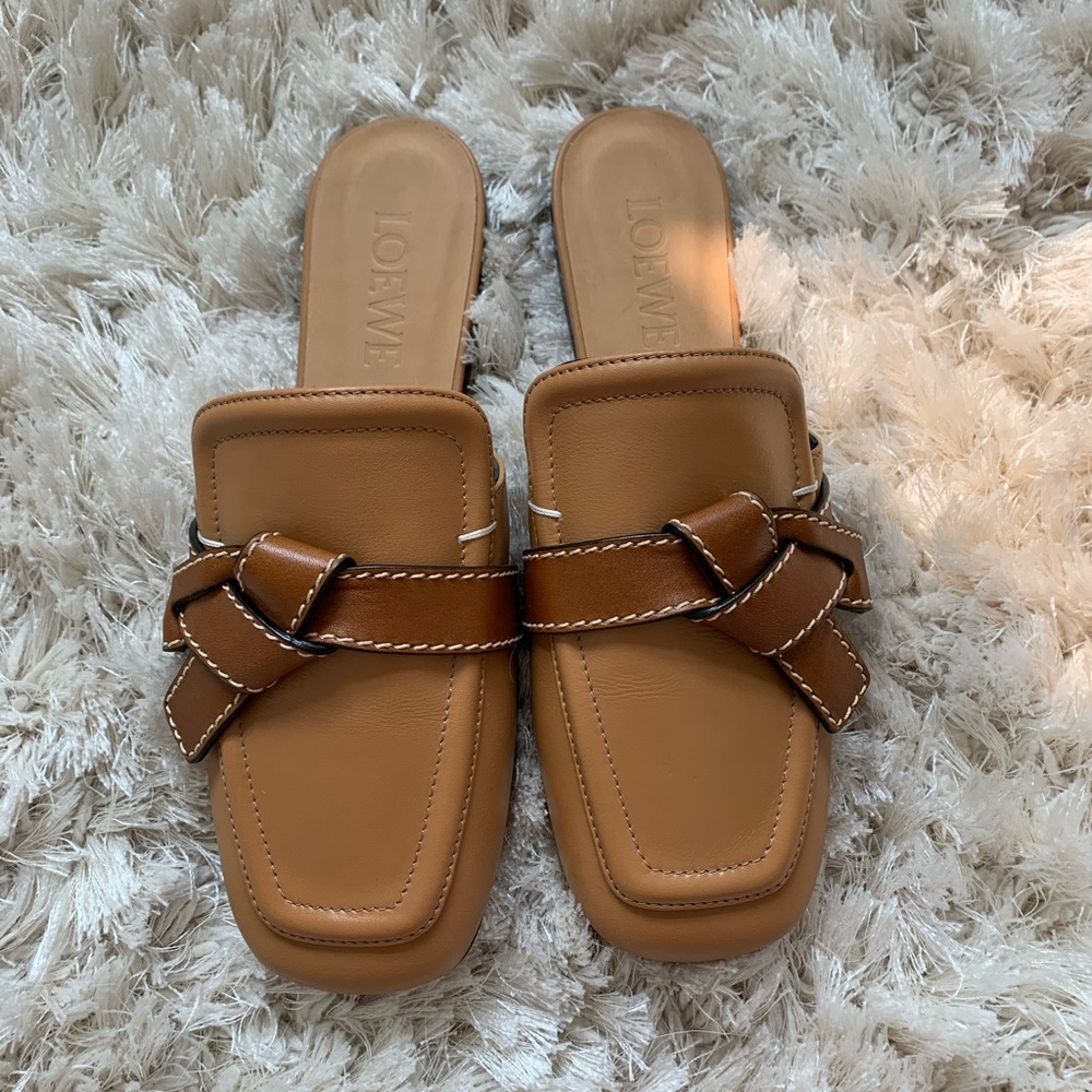 Loewe Gate Flat Mules EU37